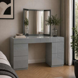 Birlea Liberty Dressing Table Mirror Only Grey Glass - thumbnail 4