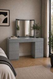 Birlea Liberty Dressing Table Mirror Only Grey Glass - thumbnail 3