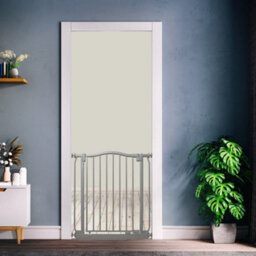 Safetots Curved Top Safety Gate, 225Cm - 234Cm, Matt Grey, Pressure Fit Stair Gate - thumbnail 9