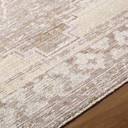 Livabliss Fifth Avenue-Vintage Brown Grey Off-White Traditional Boho Fringe Living Dining Bedroom Rug 152 X 225 Cm Easy Care, Non Shedding - thumbnail 3