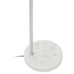 Orsina Sturdy Chrome Finish Metal Floor Lamp, Versatile Tall Lamp On The Floor, Effortlessly Elegant Bedroom Lamp - thumbnail 6