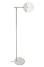 Orsina Sturdy Chrome Finish Metal Floor Lamp, Versatile Tall Lamp On The Floor, Effortlessly Elegant Bedroom Lamp - thumbnail 2