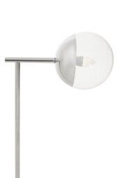 Orsina Sturdy Chrome Finish Metal Floor Lamp, Versatile Tall Lamp On The Floor, Effortlessly Elegant Bedroom Lamp - thumbnail 3