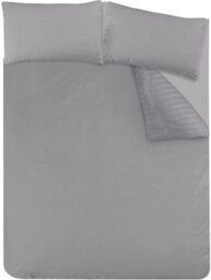 Smart Living Super Soft Cozy Easy Care Satin Stripe Reversible Duvet Cover Quilt Bedding Set With Pillowcase - thumbnail 3