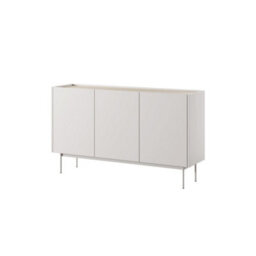 Arte Frisk - Chic Sideboard Cabinet (H830mm W1440mm D37mm) With Ample Storage - Cashmere Beige - thumbnail 2