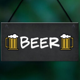 Red Ocean Sign Hanging Home Bar Man Cave Pub Garage Sign Gift Bar Decor - thumbnail 5