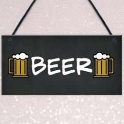 Red Ocean Sign Hanging Home Bar Man Cave Pub Garage Sign Gift Bar Decor - thumbnail 3