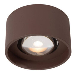 Lucide Lenz Led Outdoor Ceiling Spotlight Rust Brown - thumbnail 2