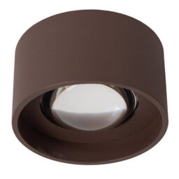 Lucide Lenz Led Outdoor Ceiling Spotlight Rust Brown - thumbnail 1
