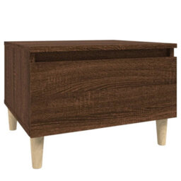 Berkfield Side Table Brown Oak 50X46X35 Cm Engineered Wood - thumbnail 2