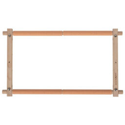 Milward Rotating Tapestry Frame - Beech Wood 45.7X30.5Cm Clip-On Frame For Needlecraft & Embroidery