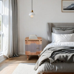 Buttercup Farm Wilton Bedside Table - Acacia Wood - L40 X W50 X H60 Cm - thumbnail 6
