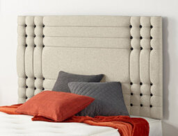 Somnior Beds Somnior Flexby Tweed Natural Divan Bed Base With 2 Drawers And Headboard - Single - thumbnail 2