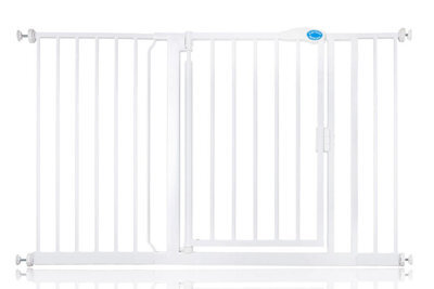 Bettacare Auto Close Stair Gate, 132.6Cm - 139.6Cm, White, Pressure Fit Safety Gate, Baby Gate - image 1