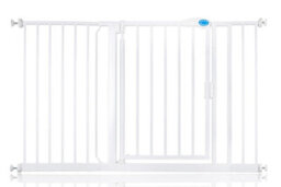 Bettacare Auto Close Stair Gate, 132.6Cm - 139.6Cm, White, Pressure Fit Safety Gate, Baby Gate - thumbnail 1