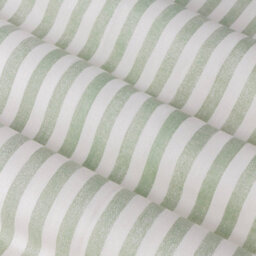 Yard Hebden Striped Cotton Pencil Pleat Curtains, Eucalyptus, (W) 168 X (D) 137Cm - thumbnail 5