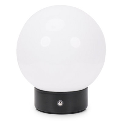 Valuelights Atlas Rechargeable Portable Table Lamp With Globe Shade - image 1