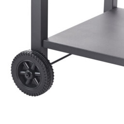 Beliani Garden Serving Trolley Staletti Metal Black - thumbnail 9