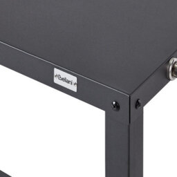 Beliani Garden Serving Trolley Staletti Metal Black - thumbnail 8