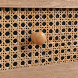 Spot On Dealz  Rattan Bedside Cabinet Chest Of Drawers Small Bed Side Table - thumbnail 3
