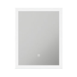 FNX Bathrooms Malmo Led Bathroom Mirror With Shaver Socket & Demister Pad - 390X500mm, Ip44, Natural White 4000K - thumbnail 2