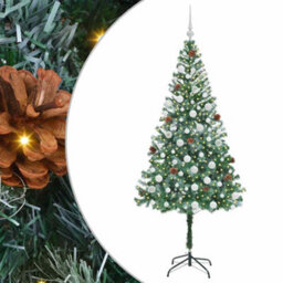 Vidaxl Artificial Christmas Tree With Stand Green 180 Cm Pvc And Steel - thumbnail 2