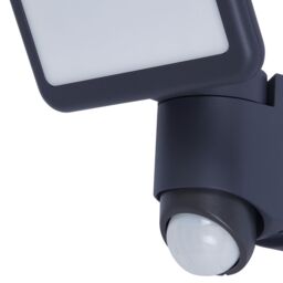 GoodHome Delson 6632902377 Grey Mains-Powered White Outdoor Led Pir Floodlight 1300Lm - thumbnail 3