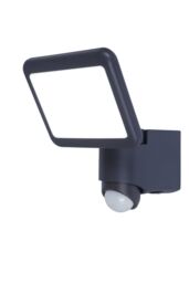GoodHome Delson 6632902377 Grey Mains-Powered White Outdoor Led Pir Floodlight 1300Lm - thumbnail 2