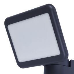 GoodHome Delson 6632902377 Grey Mains-Powered White Outdoor Led Pir Floodlight 1300Lm - thumbnail 5