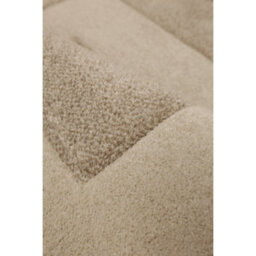 Melrose Portia Border Latte Indoor Small Area Rug 12mm Pile Height 080/150Cm - thumbnail 2