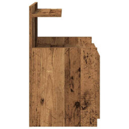 Berkfield Bedside Cabinets 2 Pcs With 2 Drawers Old Wood 40X36.5X62 Cm - thumbnail 7
