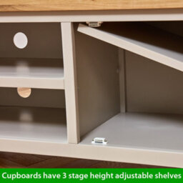 The Furniture Market Cotswold Grey Extra Wide Tv Unit - thumbnail 8