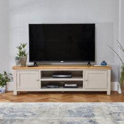 The Furniture Market Cotswold Grey Extra Wide Tv Unit - thumbnail 3