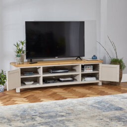 The Furniture Market Cotswold Grey Extra Wide Tv Unit - thumbnail 2