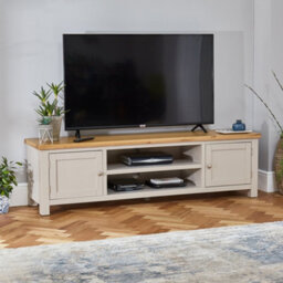 The Furniture Market Cotswold Grey Extra Wide Tv Unit