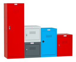 Phoenix Safe Company Phoenix Cl0544Rre Size 2 Red Cube Locker With Electronic Lock - thumbnail 3