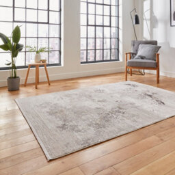 Beige Abstract Modern Easy To Clean Dining Room Bedroom And Living Room Rug -120Cm X 170Cm - thumbnail 2