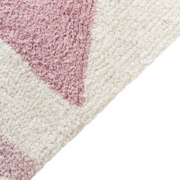 Beliani Kids Rug Zaysan Pink 140 X 200 Cm Cotton - thumbnail 4