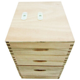 Actiasbee Langstroth Beehive In New Zealand Pine, Traditional Beekeeping Hive With Brood & Super Boxes - thumbnail 3