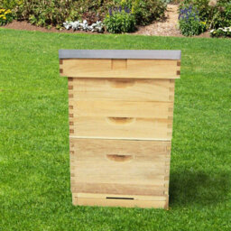Actiasbee Langstroth Beehive In New Zealand Pine, Traditional Beekeeping Hive With Brood & Super Boxes - thumbnail 2
