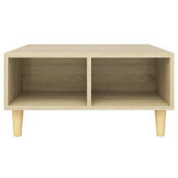 Berkfield Stylish Coffee Table Sonoma Oak 60X60X30 Cm Engineered Wood - thumbnail 4