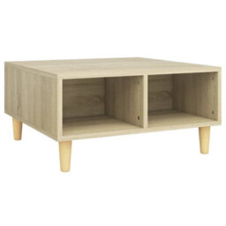Berkfield Stylish Coffee Table Sonoma Oak 60X60X30 Cm Engineered Wood - thumbnail 1