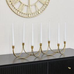 Melody Maison Gold Wave Multi Candle Holder - thumbnail 5