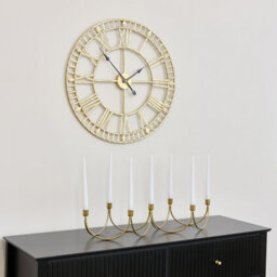 Melody Maison Gold Wave Multi Candle Holder - thumbnail 4