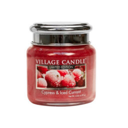 Village Candle 3.75Oz Petite Glass Jar Candle - Cypress & Iced Currant