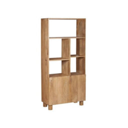 Buttercup Farm Austin Bookcase - Solid Wood - L35 X W80 X H175 Cm - Brown - thumbnail 4