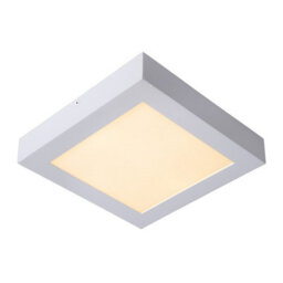 Lucide Brice-Led Modern Flush Ceiling Light Bathroom - Led Dim. - 1X20W 3000K - Ip44 - White