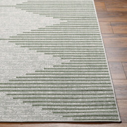 Livabliss Round Eagean-Global Green Ivory Off-White In- & Outdoor Rug 160 X 160 Cm Easy Care, Non Shedding - thumbnail 5