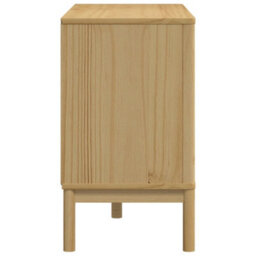 Berkfield Chest Of Drawers Floro Wax Brown Solid Wood Pine - thumbnail 6