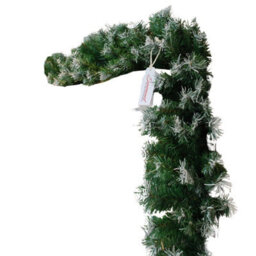Samuel Alexander 270Cm (9Ft) X 25Cm Snow Tipped Green Christmas Garland Decoration Xmas Garlands Decoration - thumbnail 7